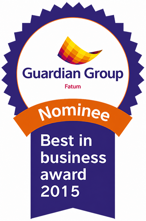 Guardian Group Fatum Best in Business Award nominee 2015